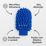 Luva de Microfibra Premium Multiuso: Limpeza Impecável e Brilho sem Riscos - imagem 5