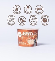 Mingau de Aveia Proteico (Wheyprotein) Paçoca Sem Açúcar, Sem Glúten e Sem Lactose - 06 UNIDADES (pronto em 05 minutos) - imagem 4