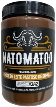 Doce de Leite Búfala Gourmet A2A2 Natomatoo, 400g, 8% Açúcar, Sem Aditivos - imagem 2