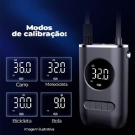 Mini Compressor de Ar Portátil Sem Fio: Inflador Elétrico para Pneus de Bicicleta e Moto - imagem 5