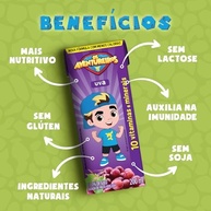 AVENTUREIROS - Sucos de Sabores Mistos em Caixinha - Sem Ingredientes Artificiais, Sem Glúten - Contém 10 Vitaminas e Minerais, Ingredientes Naturais - Vegano - Pack 12 x 200ml - imagem 4