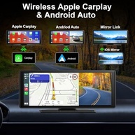 Tela CarPlay Sem Fio 10.26" 4K para Carro: Navegação GPS, Câmera 1080p e Android Auto Inteligente - imagem 3