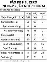 Caixa de Pão de Mel Sem Glúten Sem Açúcar Sem Leite Belive - imagem 3