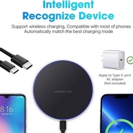Carregador Sem Fio Rápido: iPhone & Android - imagem 3