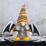 Gnomos de Halloween Suecos com Asas - Estatueta Sem Rosto para Decoração Escandinava de Casa e Jardim - imagem 4