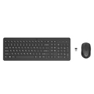 Combo de Teclado e Mouse sem Fio HP 330 - com 1600 DPI, Dongle USB Wireless, Digitação Silenciosa, Precisa e Confortável, Layout ABNT2, Preto (2V9E6AA#AC4) - imagem 2