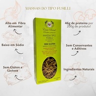 Macarrão Fusilli de Lentilha Verde Sem Glúten Ceres 200g - imagem 4