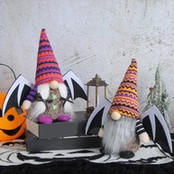 Gnomos de Halloween Suecos com Asas - Estatueta Sem Rosto para Decoração Escandinava de Casa e Jardim - imagem 2