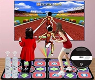 Tapete de Dança Eletrônico Sem Fio - Modelo Duplo Somatossensorial com Conexão USB e Design Antiderrapante - imagem 1