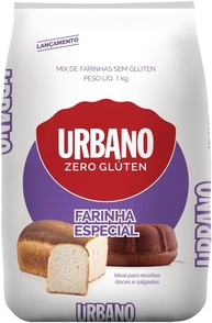 Kit 3 Mix Farinha Especial Sem Glúten Vegano Urbano 1kg - imagem 1