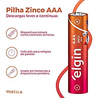 Pilhas AAA Elgin: 120 Unidades para Nunca Ficar Sem! - imagem 2