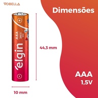 Pilhas AAA Elgin: 60 Unidades para Nunca Ficar Sem! - imagem 2
