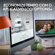 Teclado sem fio Logitech Signature Slim K950 Com Easy-Switch para até 3 dispositivos, Digitação Silenciosa, Conexão Bluetooth ou Receptor USB Logi Bolt Incluso e Layout US INTL - Grafite - imagem 4