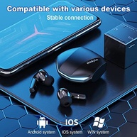 Fone de ouvido sem fio,mewmewcat Fones de ouvido para jogos thinkplus GM2 Pro BT Fones de ouvido sem fio BT 5.3 360° Surround Dual Mode Som Cancelamento de ruído White - imagem 3