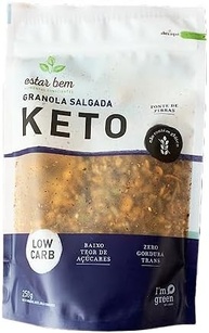 Granola Keto Salgada Sem Glúten Estar Bem 250g - imagem 1