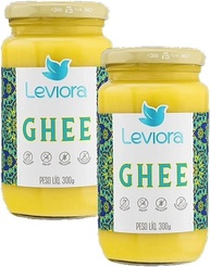Kit 2X: Manteiga Ghee Tradicional Sem Lactose Leviora 300g - imagem 1