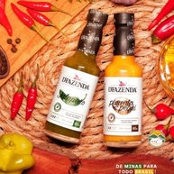 Kit 5 Molhos De Pimenta Sem Glúten Sem Lactose Sabores Jalapeño Malagueta Bode Com Pequi Trindad Scorpion Carolina Reaper D’Fazenda - imagem 4
