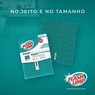 Pano de Microfibra Flash Limp para Chão com Furo 60x80 cm - Limpesa Profunda e Sem Esforço - imagem 4