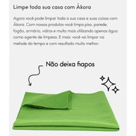 Pano Mágico Ákora Limpa Vidro - Poliéster e Poliamida | Sem Fiapos, Sem Resíduos - imagem 3