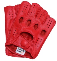 Luvas de Couro Masculinas Riparo Sem Dedos: Estilo e Controle para Motociclistas - imagem 1