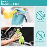 Kit 5 Panos de Microfibra Multiuso Premium - Limpeza Profunda sem Arranhar - imagem 4