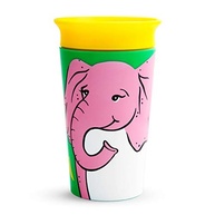 Copo Munchkin Miracle 360 Wildlove 255g - Estampa de Elefante | Sem Derramamento, Livre de BPA - imagem 1