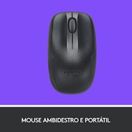 Combo Teclado e Mouse sem fio Logitech MK220 com Design Compacto, Conexão USB, Pilhas Inclusas e Layout ABNT2 - imagem 4