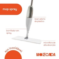 Mozcada Mop Spray com Gatilho e Dispenser - Limpeza Inteligente sem Balde - imagem 5