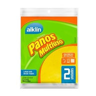 Pano Multiúso 36x40cm Amarelo - Absorção Alta e Sem Fiapos - imagem 2