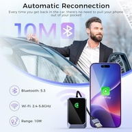 Adaptador CarPlay Sem Fio TERUNSOUl: Liberte seu iPhone no Carro! - imagem 5