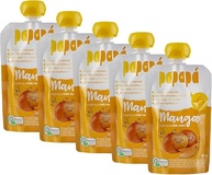Kit 3 Papinha Orgânica de Manga Sem Açúcar 100g - Papapá - imagem 1