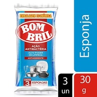 Esponja Antiaderente Bom Bril - 3 Unidades para Limpeza sem Riscos - imagem 3