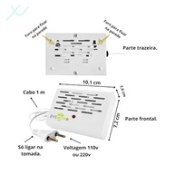 Kit 2x Anti-Mofo Eletrônico Byemofo 110V - Combate Fungos, Bolor e Umidade sem Produtos Químicos - imagem 3