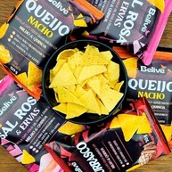Tortilla Chips sabor Sal Rosa e Ervas Sem Glúten Sem Leite Nachos Belive 50g - imagem 4