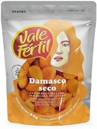 Damasco seco sem semente Vale Fértil Sachê 80g - imagem 1