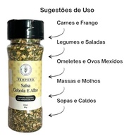 AMME Tempero Natural Salsa, Cebola e Alho, Sem Glutamato e Sem Sódio, 65g - imagem 2