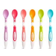 Munchkin® Colheres de Bebê Soft Tip™ - 6 Unidades Macias e Seguras, Sem BPA - imagem 1