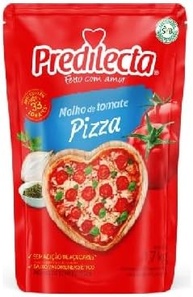 Molho de tomate para pizza Predilecta sem glúten em sachê 1.7 kg (1) - imagem 1