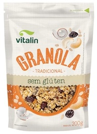 Vitalin Granola Tradicional Integral Sem Glúten 200G - imagem 3