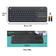 Teclado sem fio Logitech K400 Plus TV com Controle Easy Media e Touchpad Integrado, Conexão USB Unifying e Layout ABNT2 - imagem 4