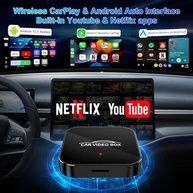 Adaptador CarPlay e Android Auto Sem Fio com Netflix e YouTube - Transforme Seu Carro! - imagem 3