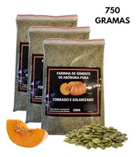 Farinha De Semente De Abóbora Solarizada 750g 100% Pura Natural Sem Glúten Low Carb - imagem 3