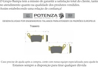 Pastilha de Freio Traseira Potenza PTZ140XT Semi-Metálica - Alta Performance para Honda e Triumph - imagem 4