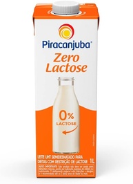 Leite Semidenatado Piracanjuba Zero Lactose 1L - imagem 1