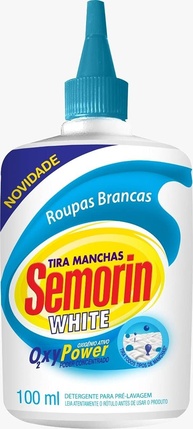 SEMORIN Tira Manchas White 100ml - Removedor de Manchas para Roupas Brancas - imagem 3