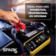 Carregador Inteligente Portátil 6V/12V 150AH Spark BR - Bateria Sempre Nova! - imagem 4