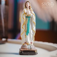 Imagem Nossa Senhora de Lourdes em Resina Importada - 12,5cm - Decoração e Fé - imagem 4