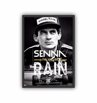 Quadro Decorativo Ayrton Senna Fórmula 1 - Design Exclusivo 33x24 cm - imagem 1