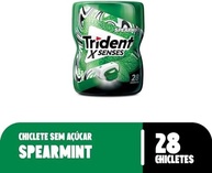 Trident Goma De Mascar X Senses Spearmint Garrafa 54G 0 Açúcar - imagem 2
