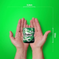 Trident Goma De Mascar X Senses Spearmint Garrafa 54G 0 Açúcar - imagem 3